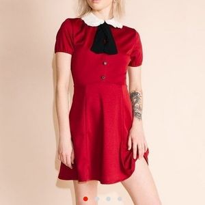 Valfre dress burgundy Amandine